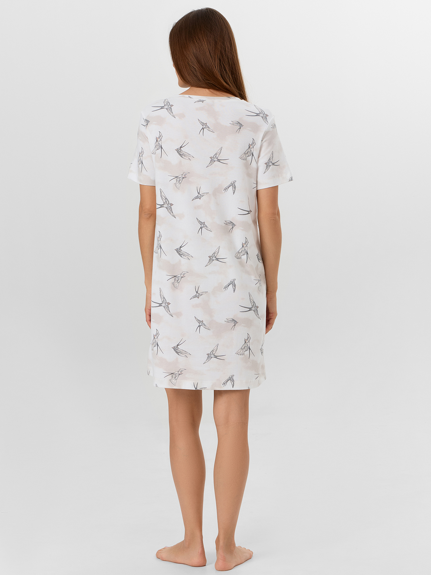 Сорочка ночная Mark Formelle (Марк Формэль) 572346/птицы на льду - фото 2