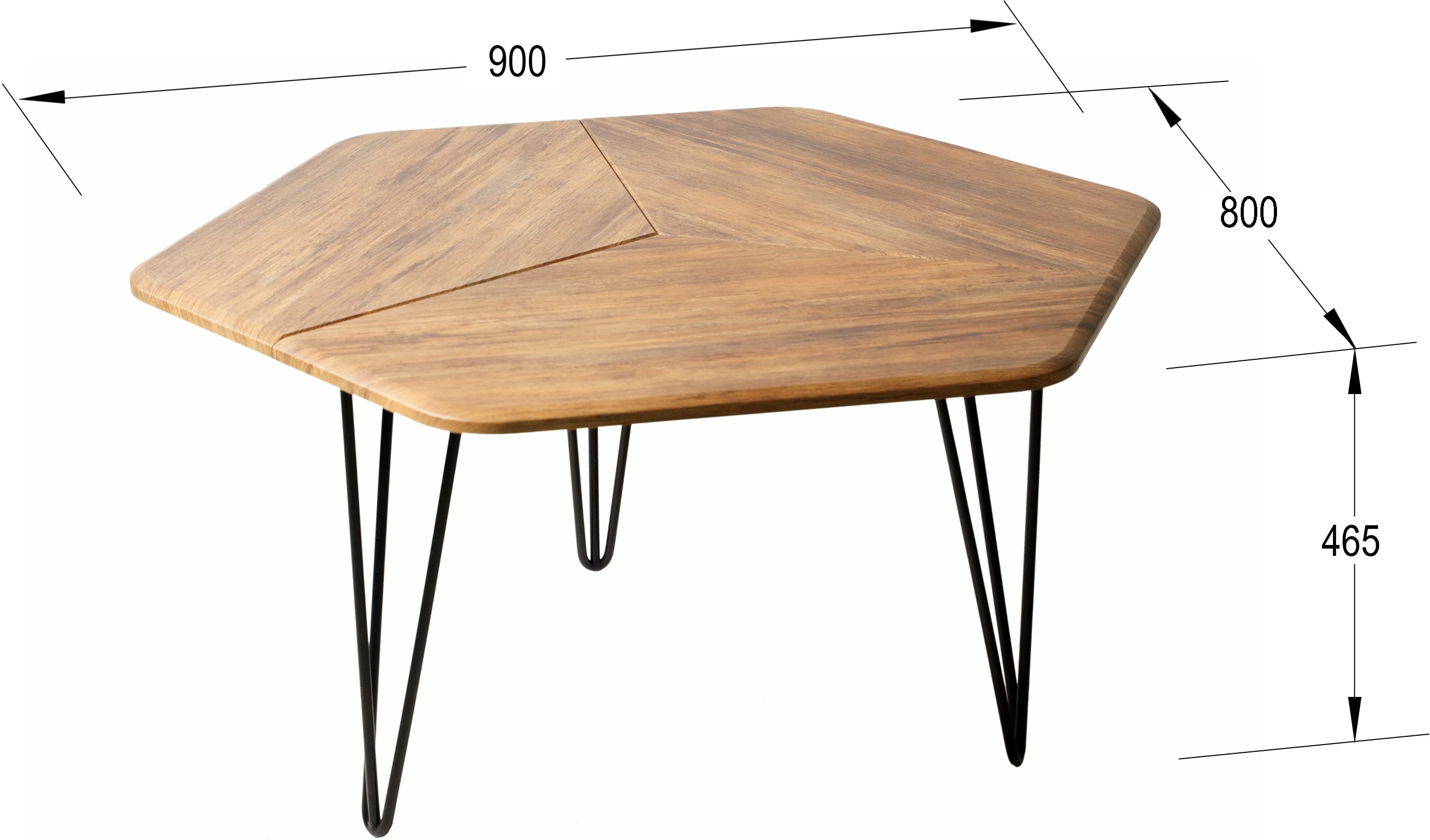 Стол журнальный КАЛИФОРНИЯ МЕБЕЛЬ Олдем дуб американский - фото 2