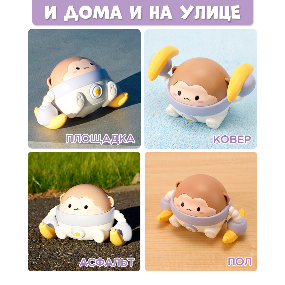 Игрушка TIPTOPOLIS Обезьянка голубая - фото 6