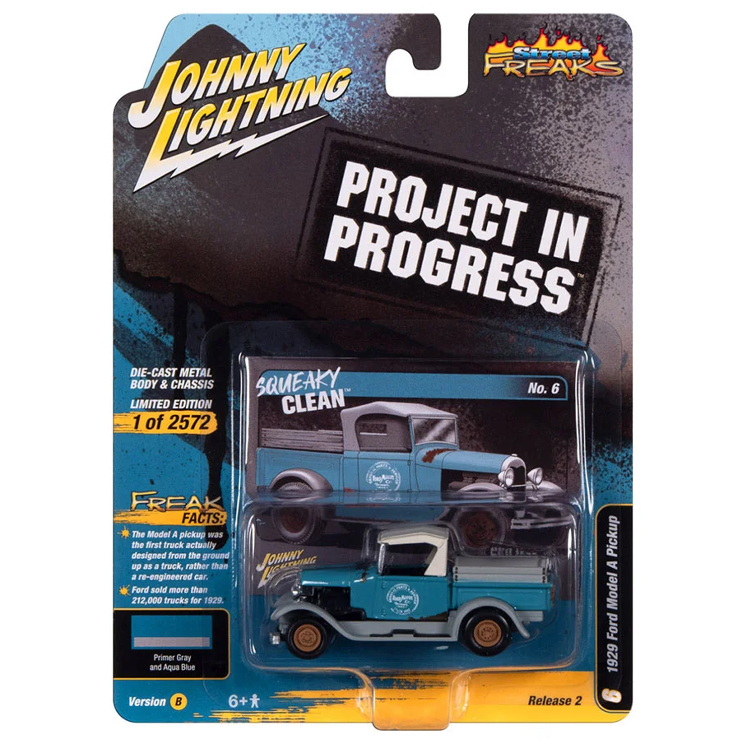 Автомобиль Johnny Lightning Ford Model A Pickup 1:64 JLSF026B-R2-N6 - фото 3