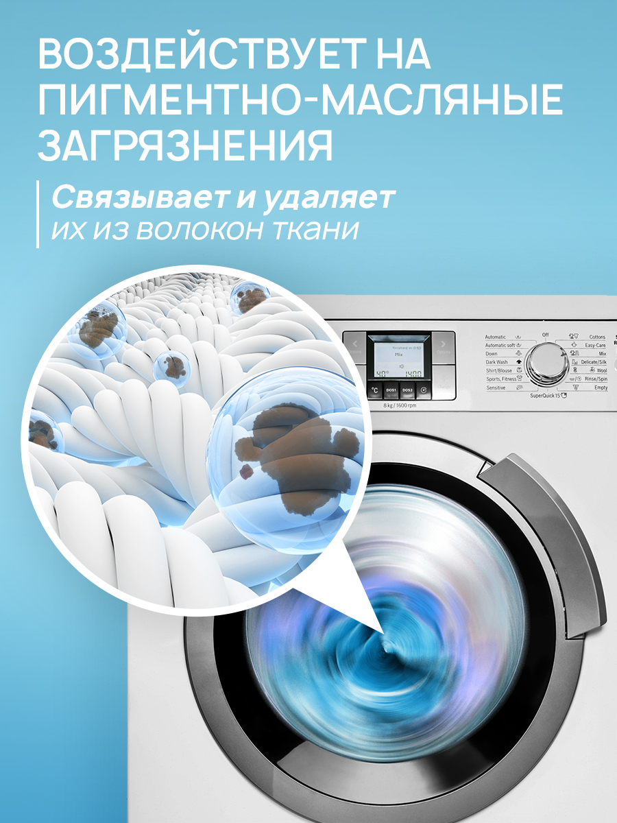Гель для стирки SEPTIVIT Голубой лён 5л - фото 2