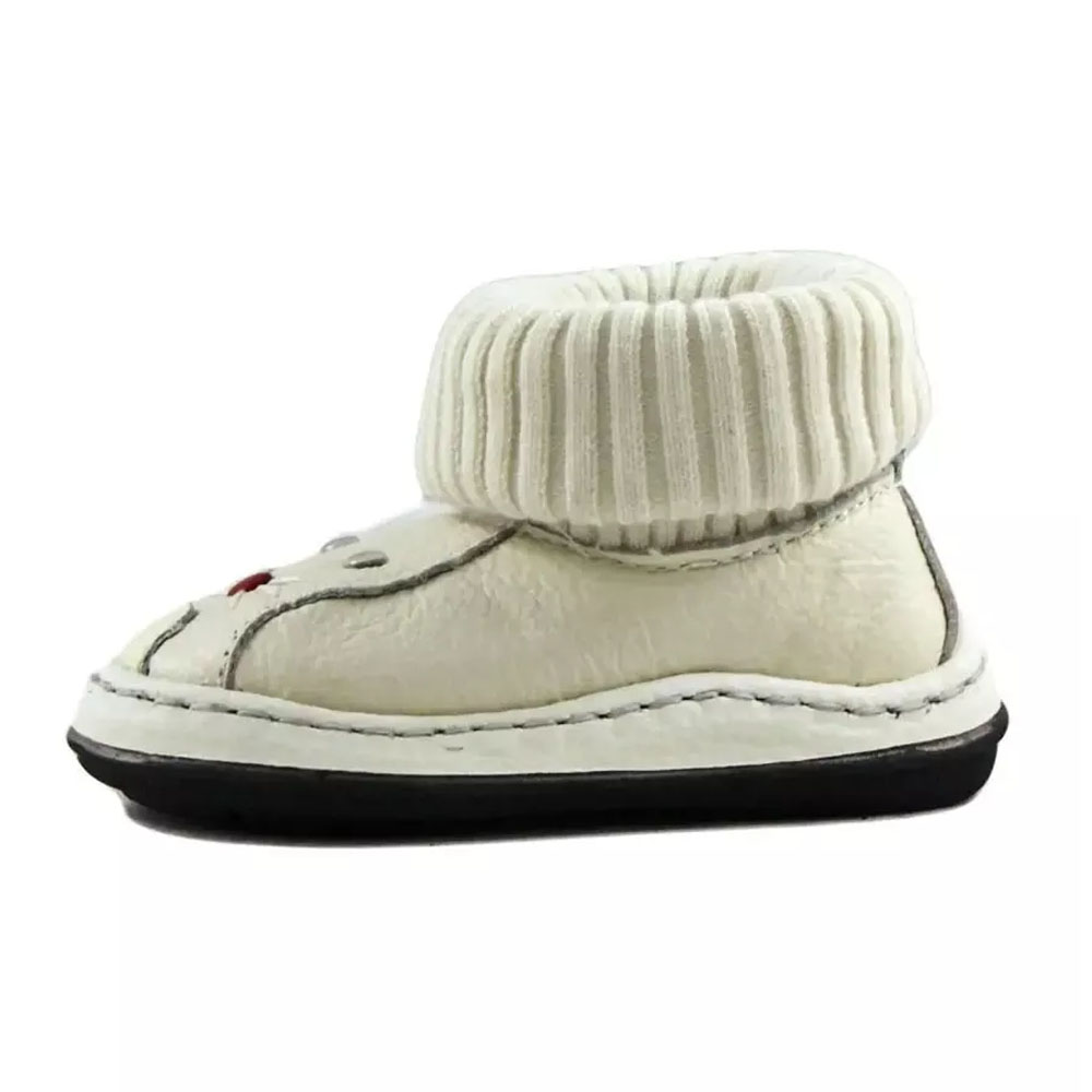 Пинетки BEST.A П-01 BEST.A пинетки белые кожа - фото 1