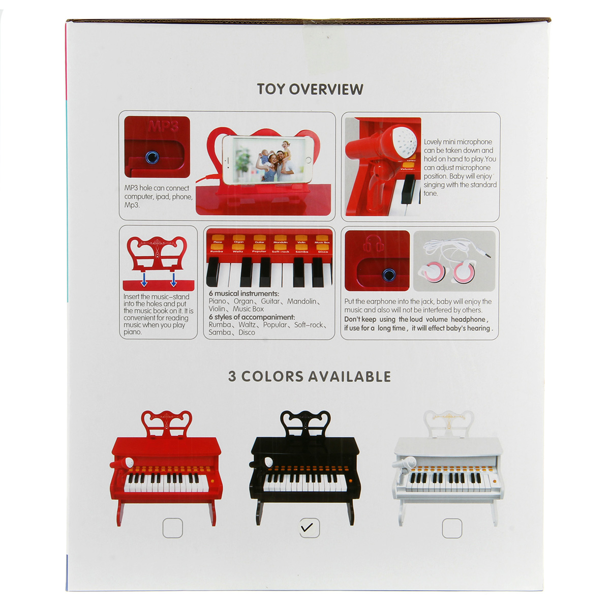 Игрушка музыкальная Veld Co пианино - фото 21