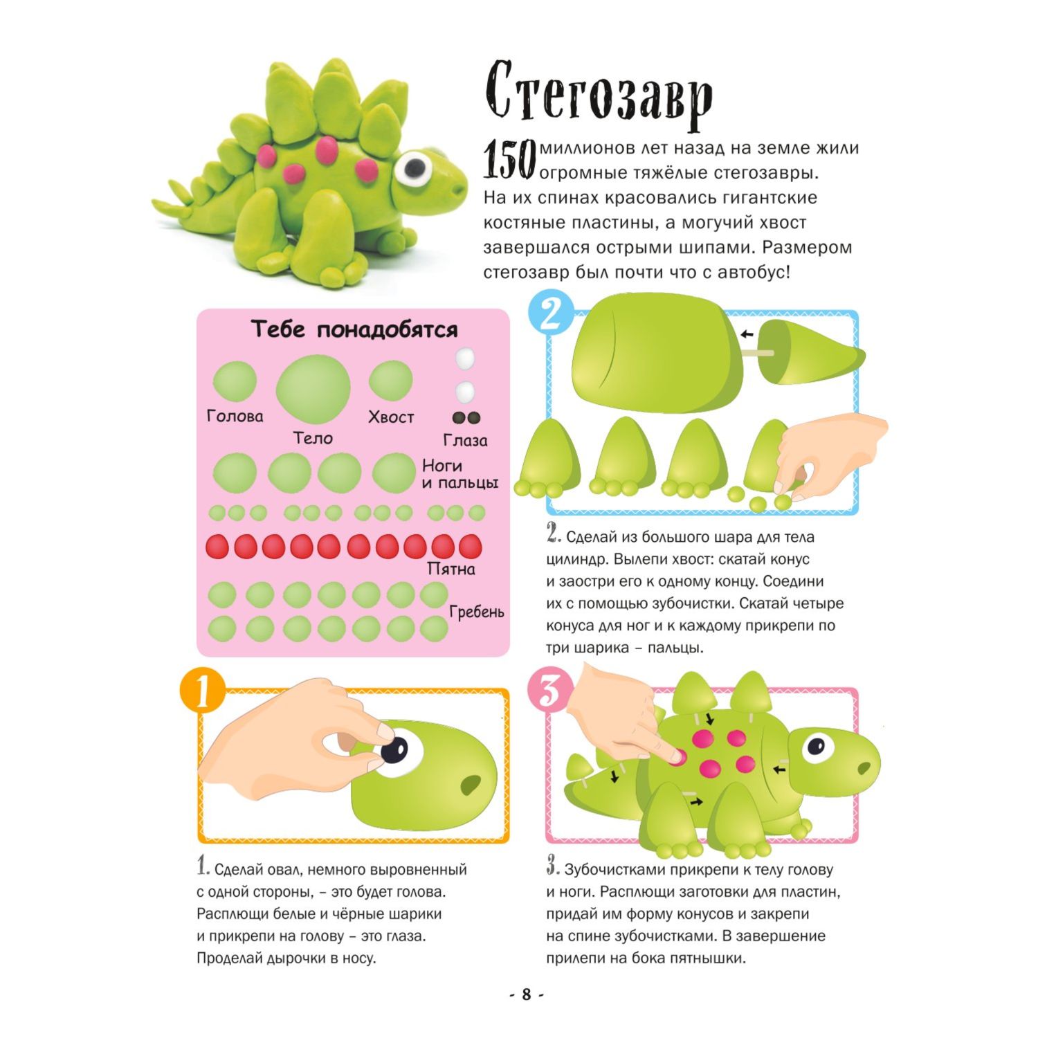 Книга Лепим из пластилина 40 объектов от лягушки до ракеты - фото 7
