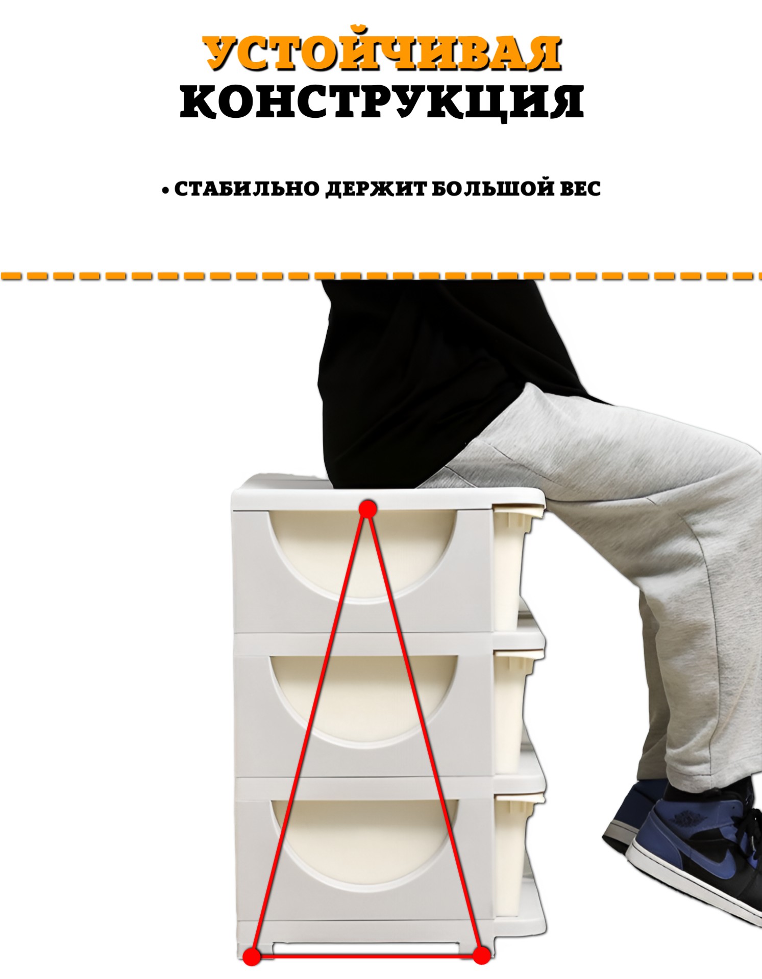 Стеллаж детский из пластика Floopsi для хранения игрушек Cabinet-1 - фото 7