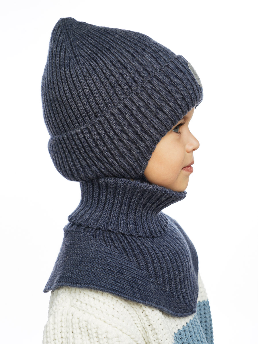 Шапка и снуд ПриКиндер U-W_231241 Цвет: Джинс - фото 13