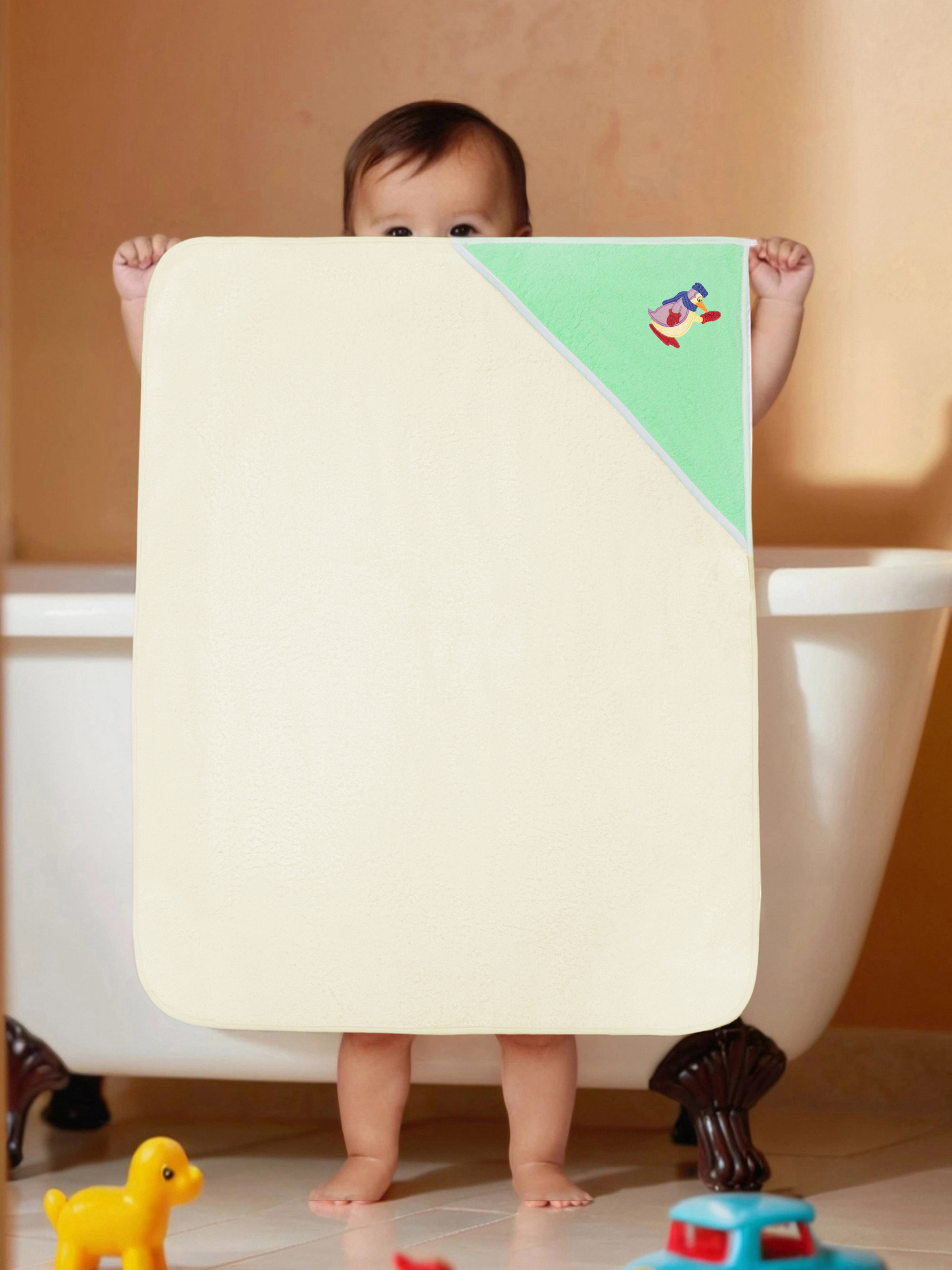 Полотенце уголок Wellness МАЛЫШ-01/53_П 80 x 100 см 1 шт. - фото 2