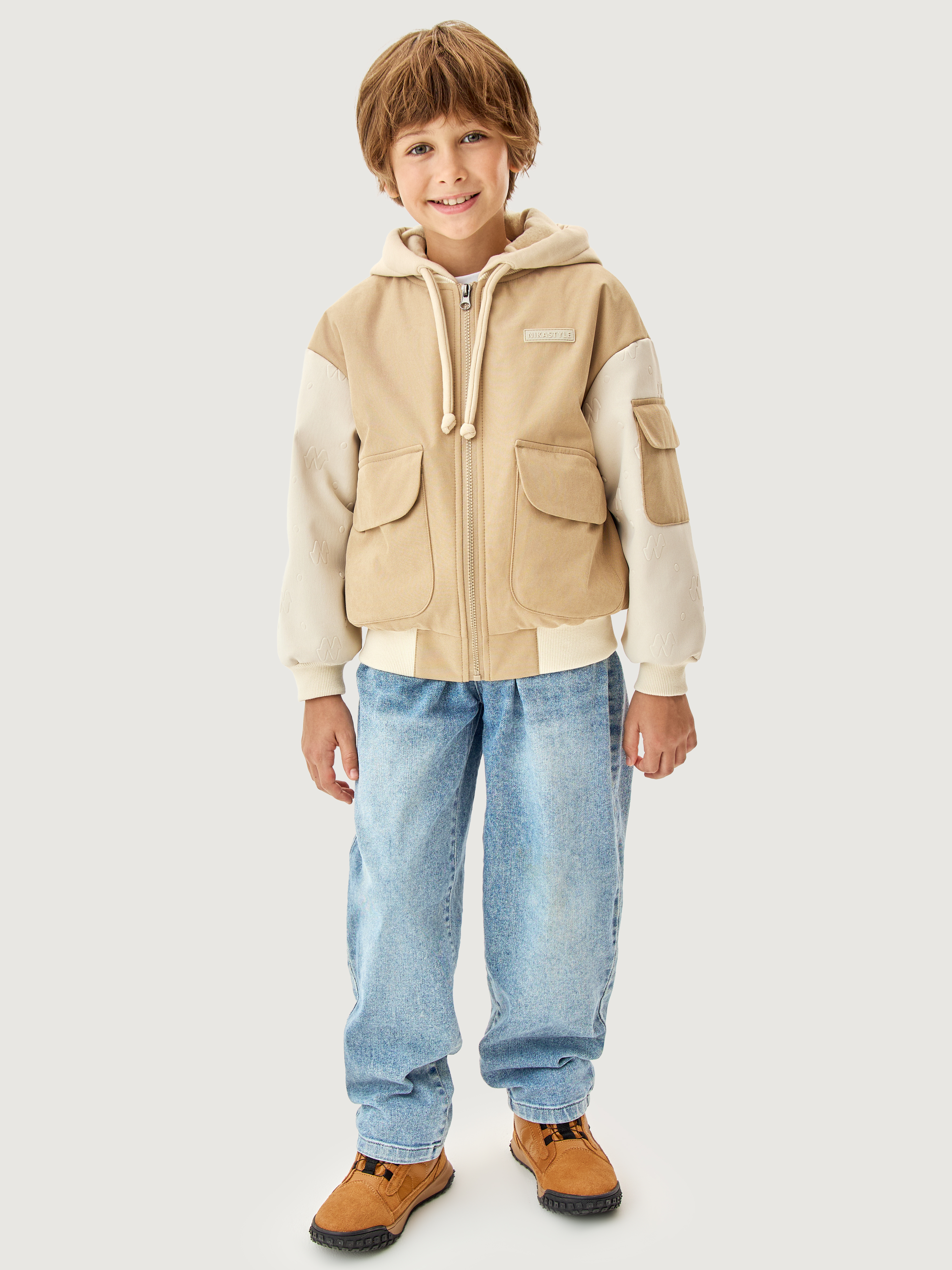 Куртка NIKASTYLE 4м6326 песок/кешью - фото 3