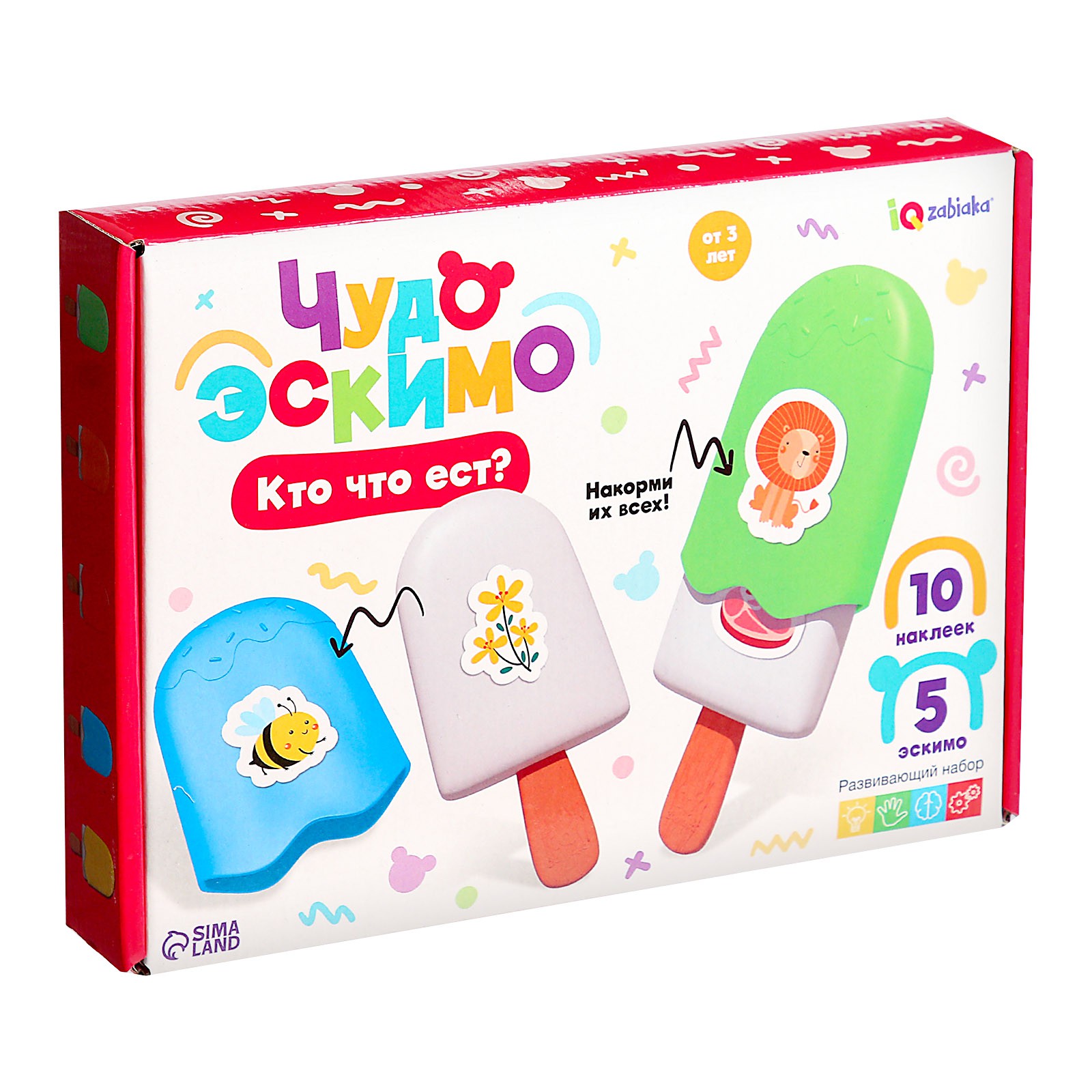 Настольная игра IQ-ZABIAKA Чудо эскимо. Кто что ест - фото 7