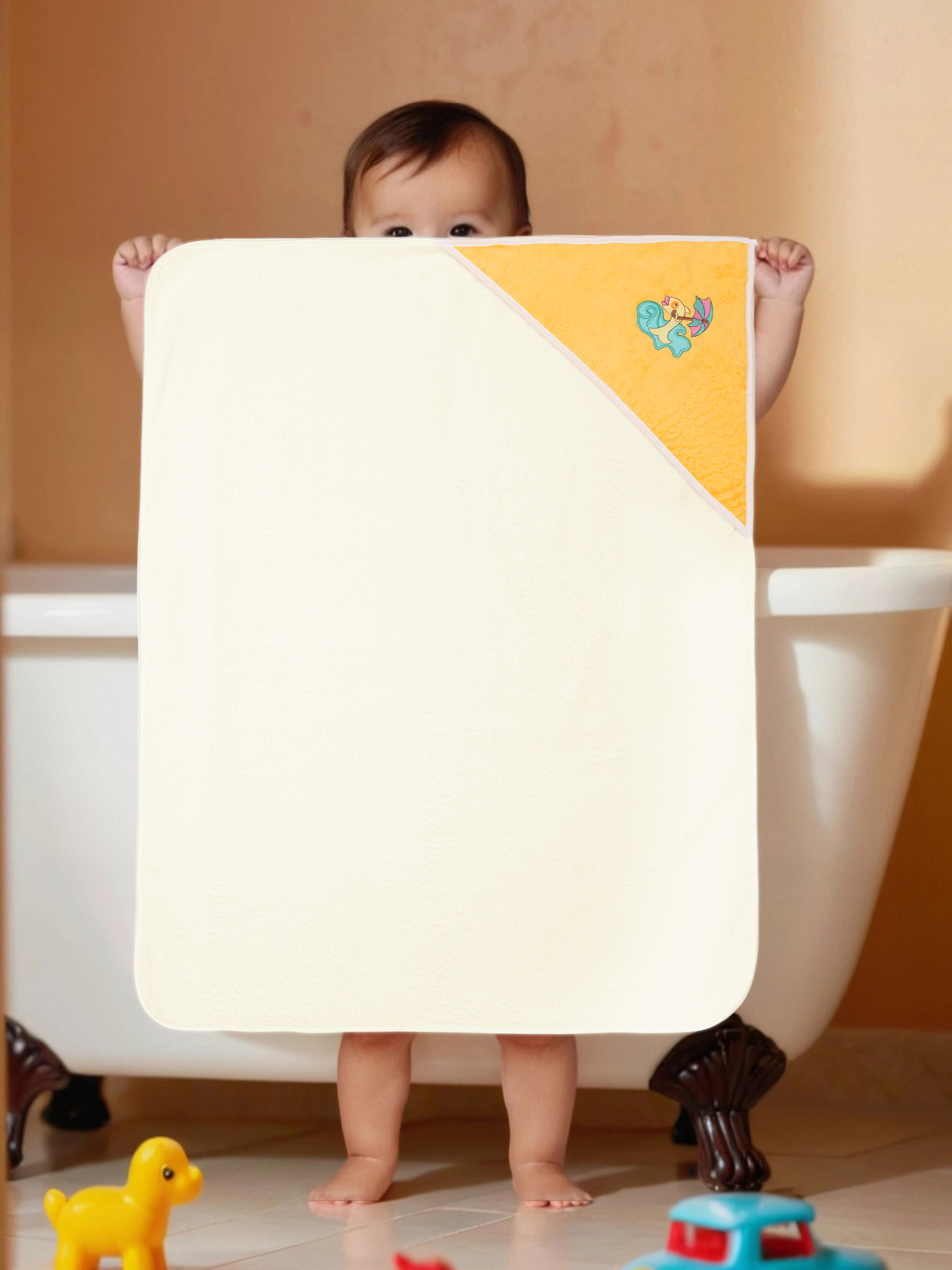 Полотенце уголок Wellness Малыш-01/35_Р 80 x 100 см 1 шт. - фото 2