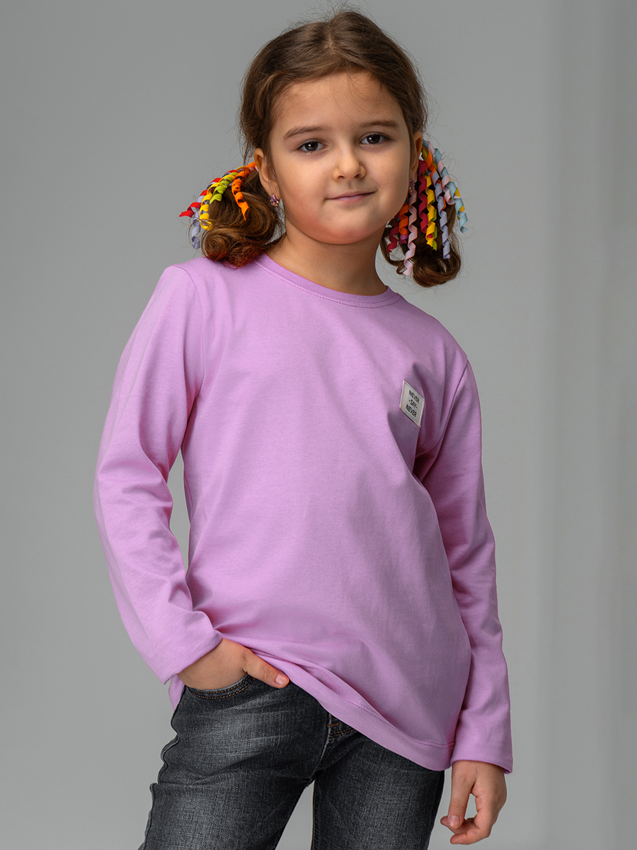 Лонгслив BONITO KIDS SS6097сиреневый - фото 10