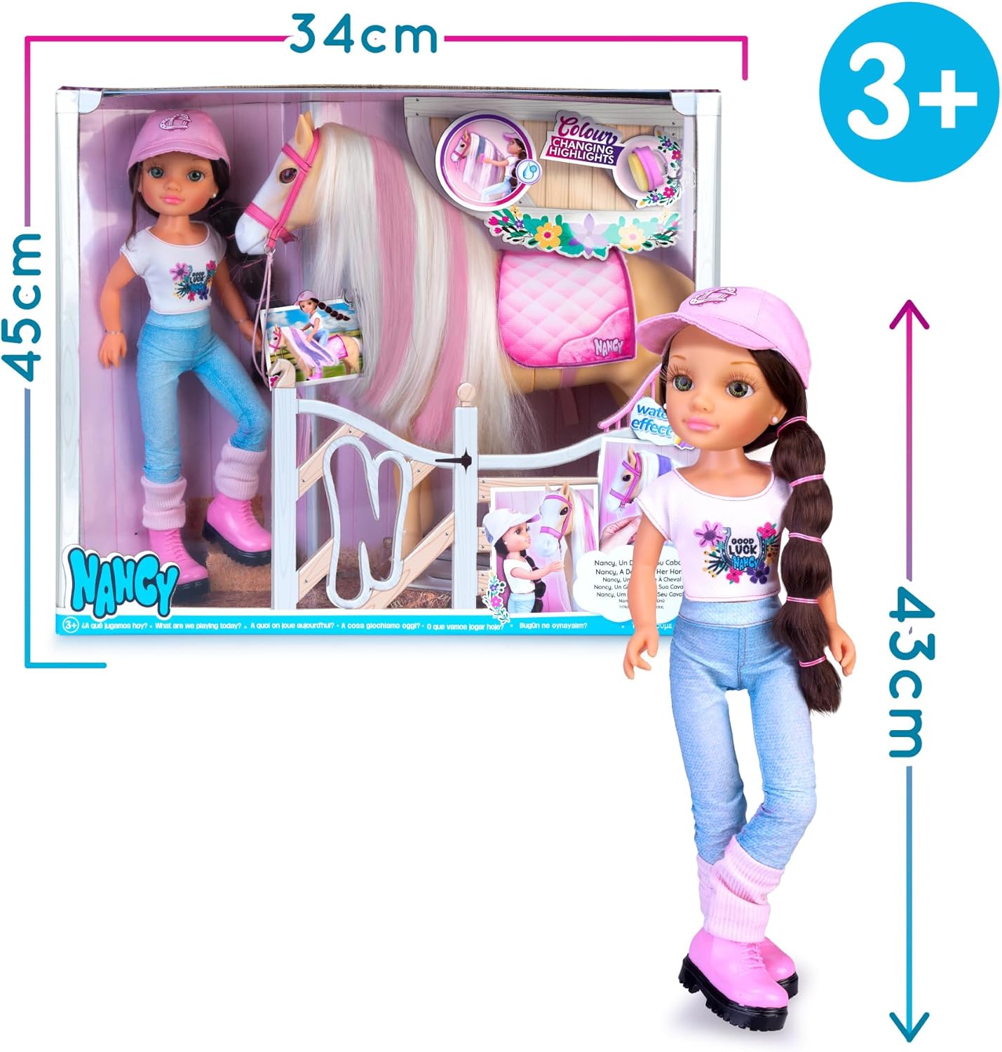 Кукла классическая Famosa Ненси с лошадкой NAC49000 - фото 15