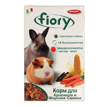 Корм для морских свинок и кроликов Fiory Conigli e cavie 850г