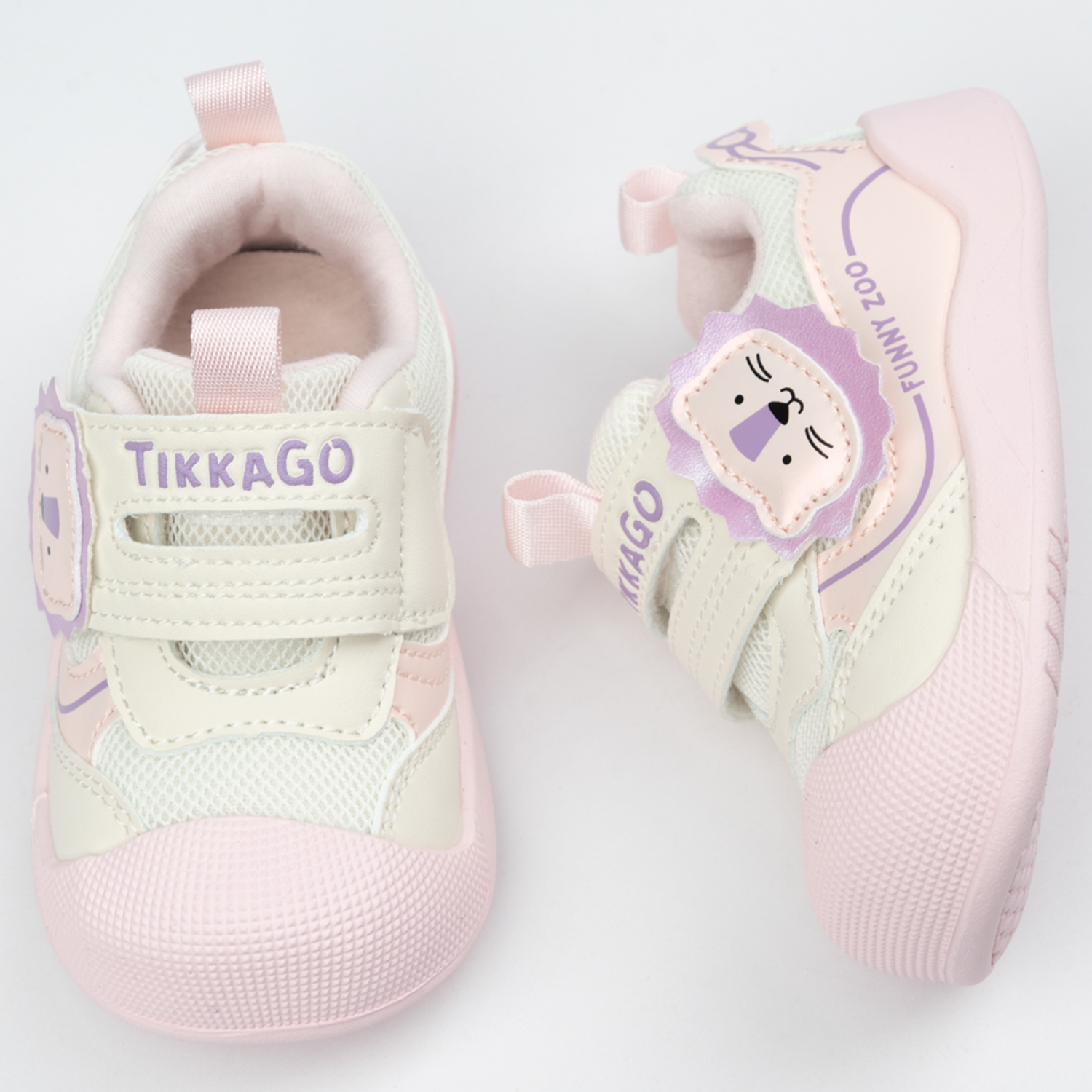 Кроссовки TikkaGo 2G09_23102_beige-pink - фото 3