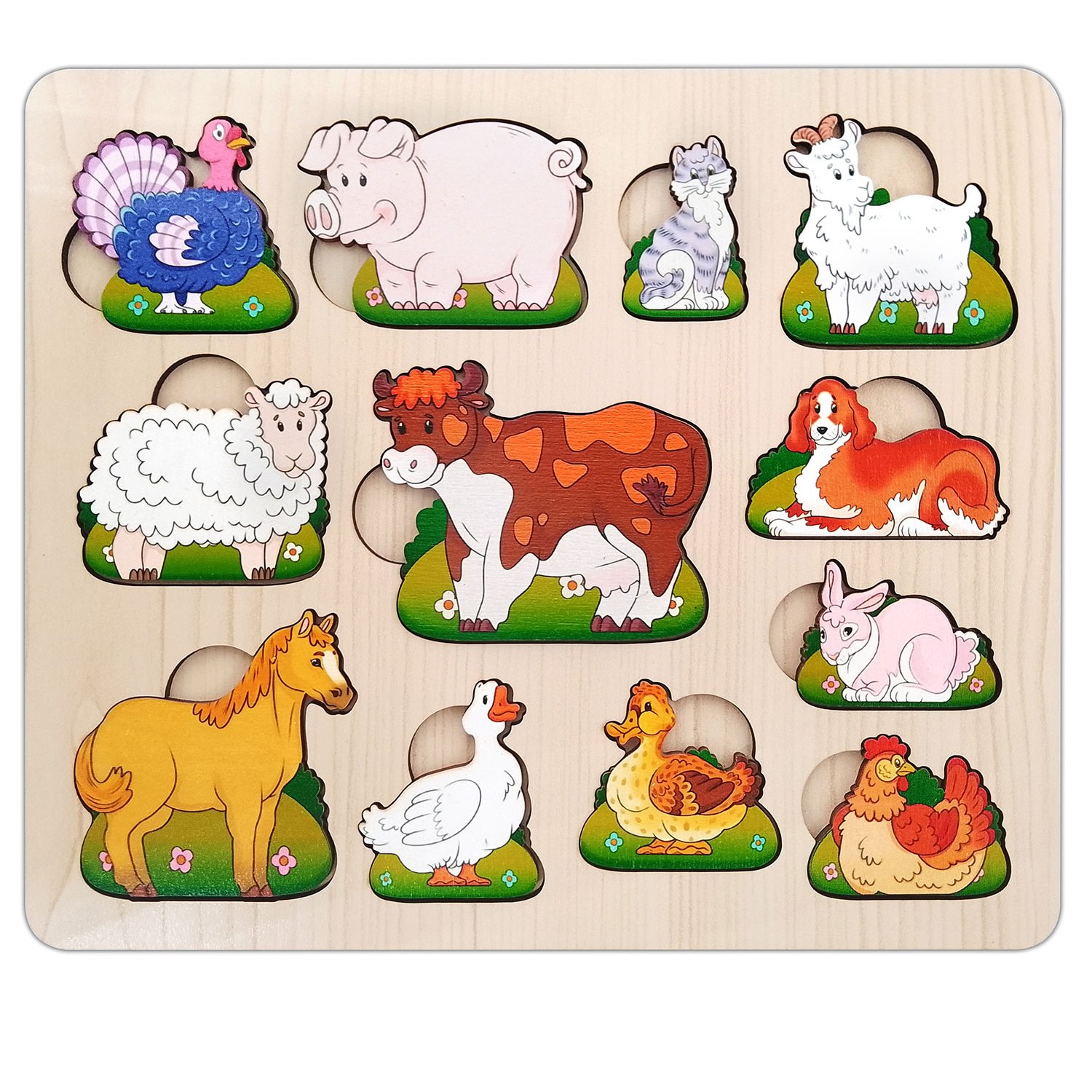 Игрушка Нескучные игры пазл Чей малыш Домашние животные - фото 6