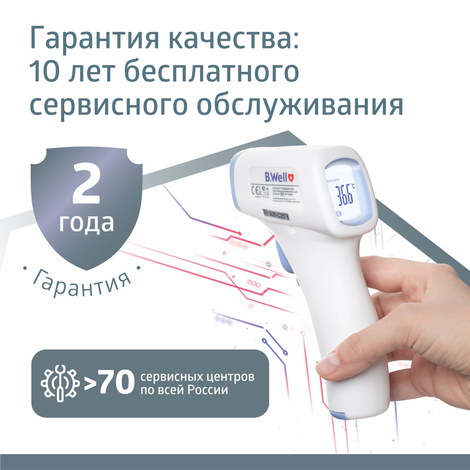 Термометр B.Well - фото 2