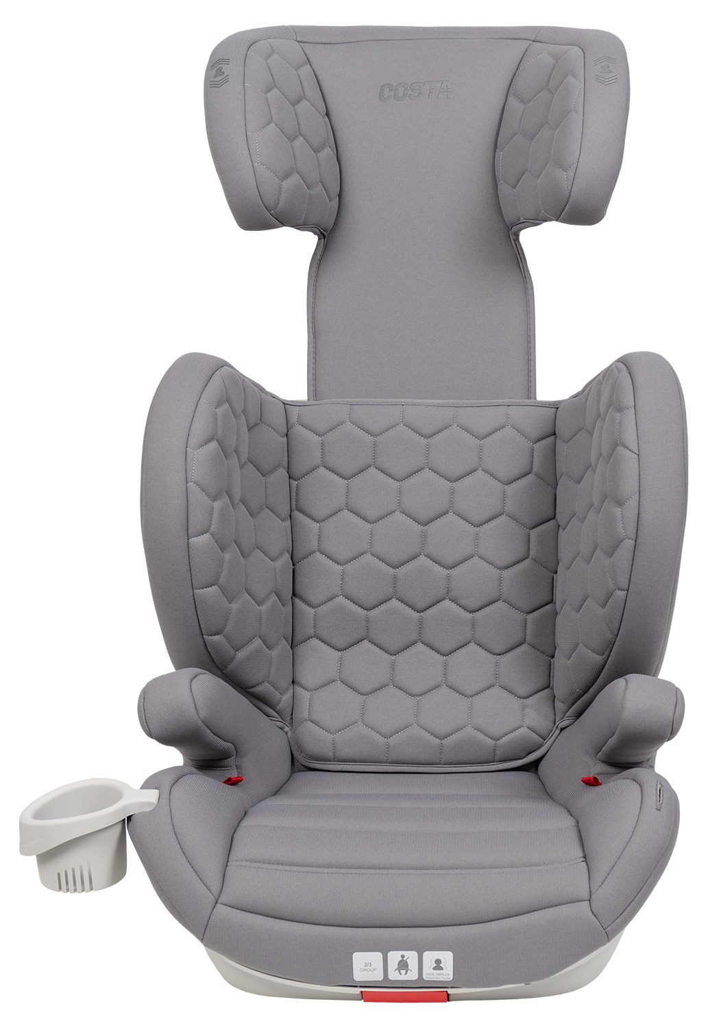Автокресло Costa YB802A Isofix 2/3 (15-36 кг) серый - фото 10