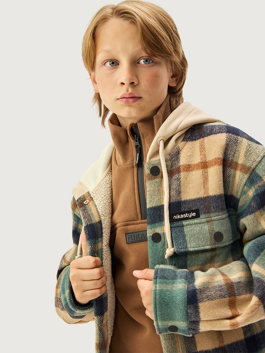 Куртка-рубашка NIKASTYLE 4м8526 мох - фото 6