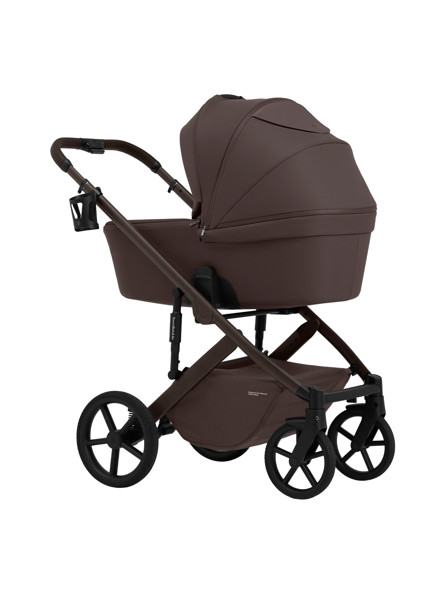 Коляска 2в1 Sweet Baby Dolce Chocolate Brown коричневый - фото 26