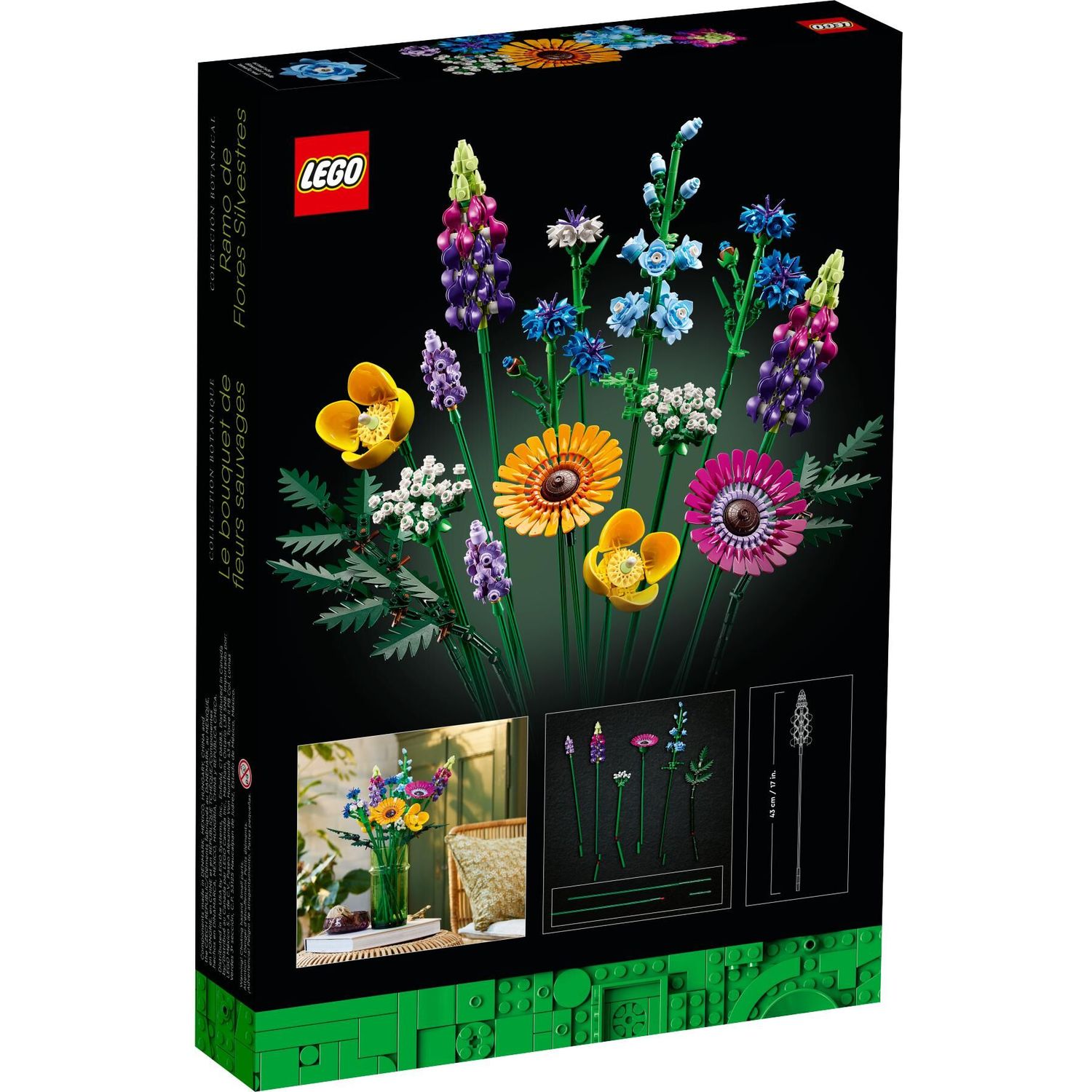 Конструктор LEGO Icons Wildflower Bouquet - фото 9
