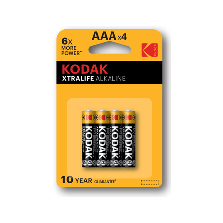 Батарейки Kodak ААА LR03-4BL