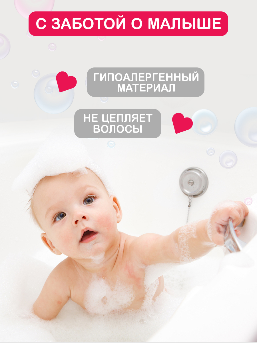 Козырек для мытья головы HALSA Бегемотик - фото 5