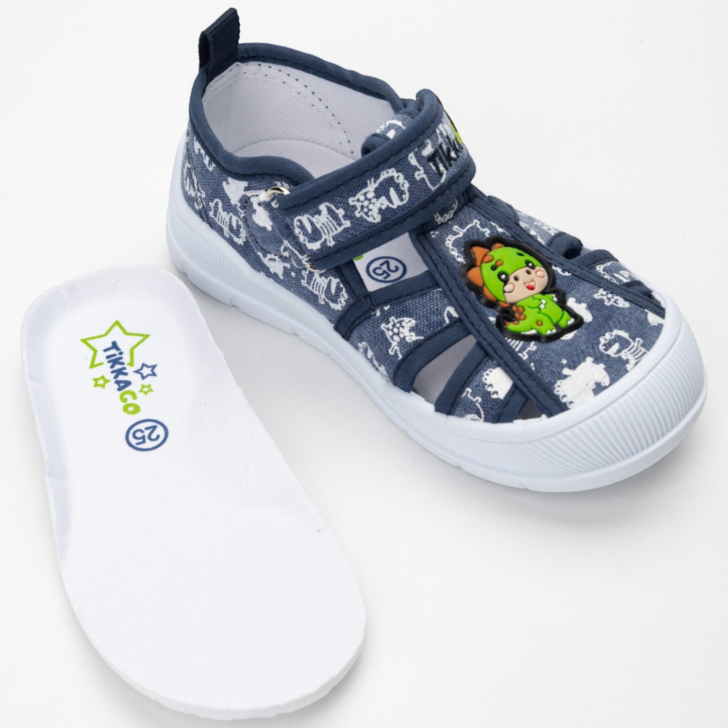 Сандалии TikkaGo 4J25_25422_navy_jeans - фото 3