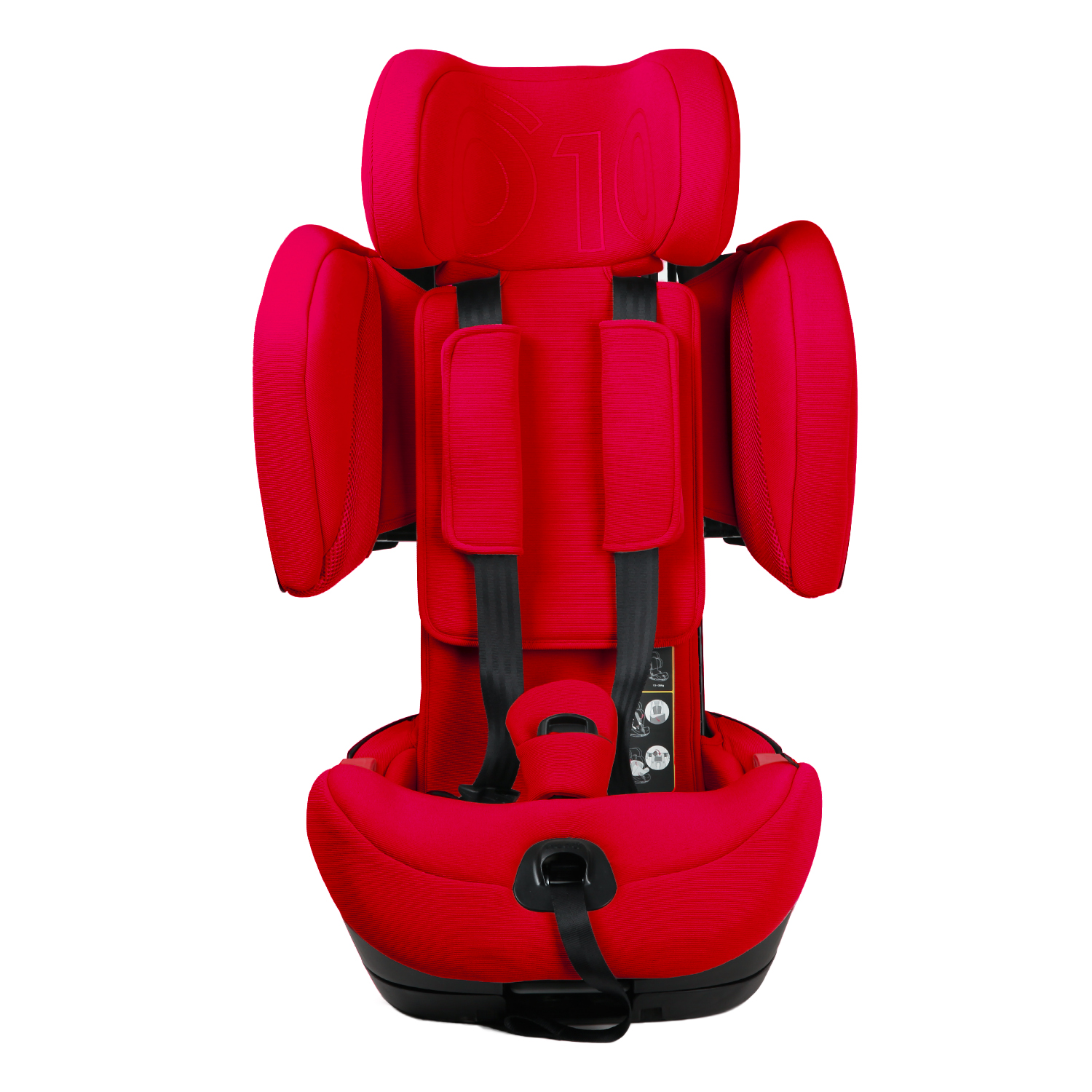 Автокресло nado Garnet red Isofix 1/2/3 (9-36 кг) красный - фото 13