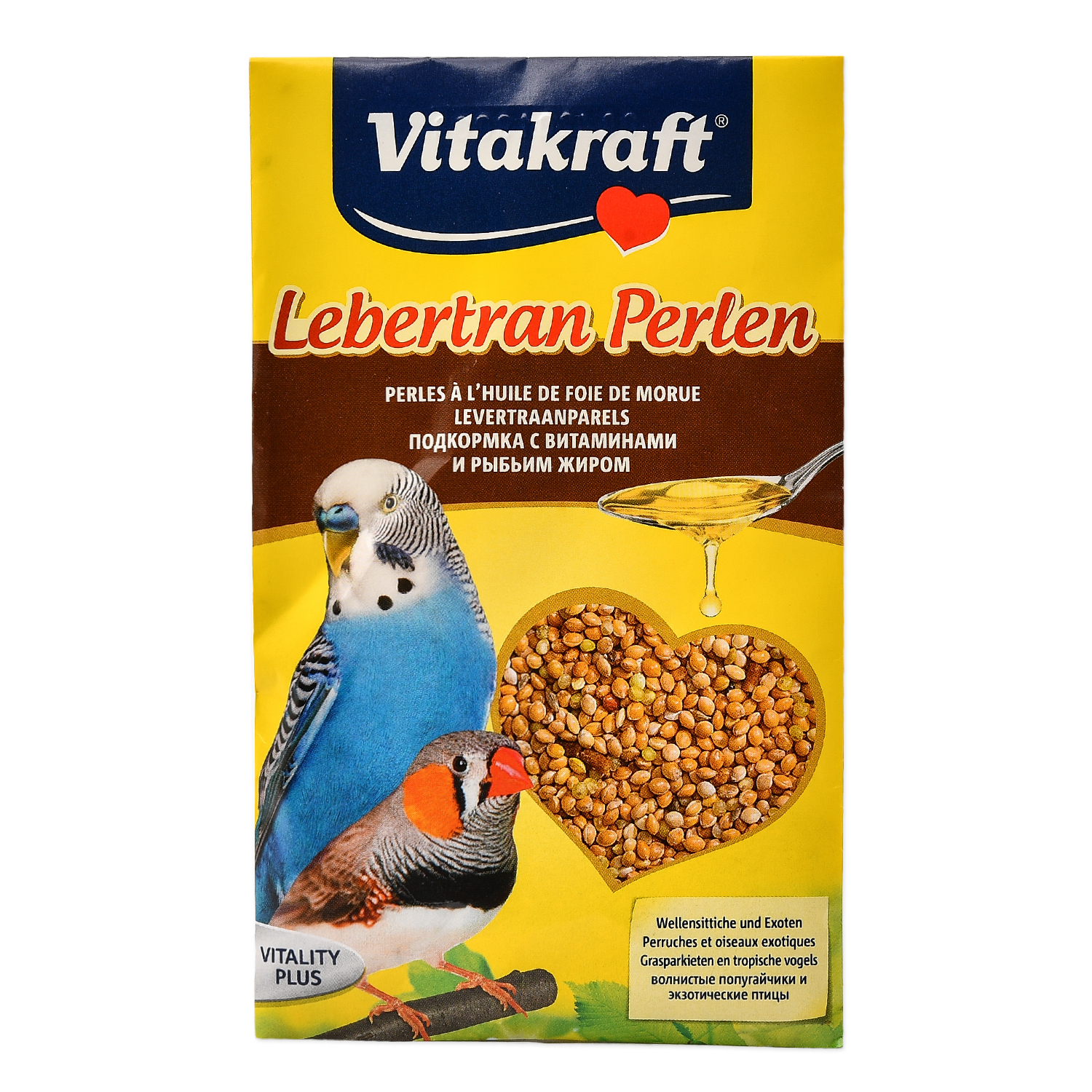 Подкормка для волнистых попугаев Vitakraft для укрепления иммунитета 20г 21192 - фото 1
