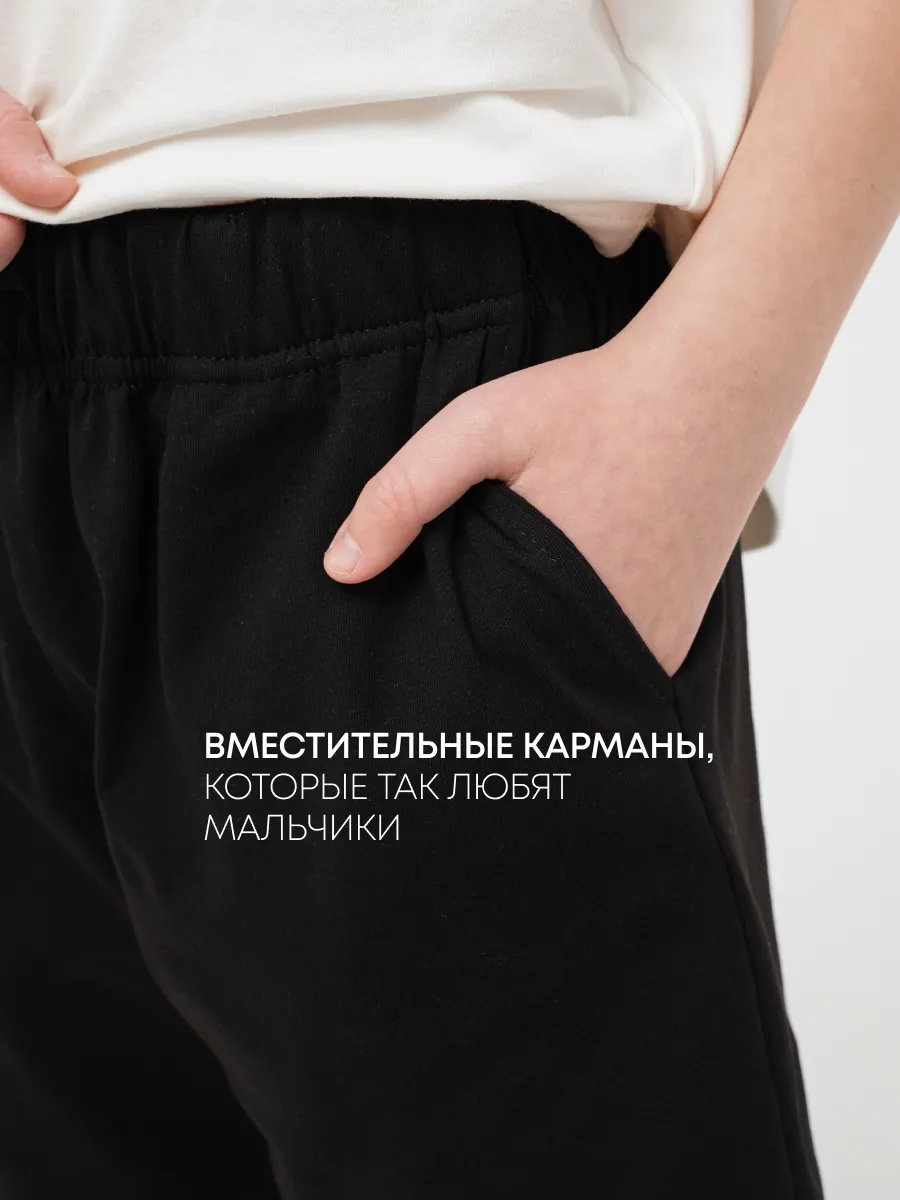 Шорты 3 шт Супер Пупс 3пр/шорты/черный/тмнсерый/тмнзеленый - фото 6