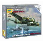 Сборная модель ZVEZDA Немецкий бомбардировщик Юнкерс Ju-88