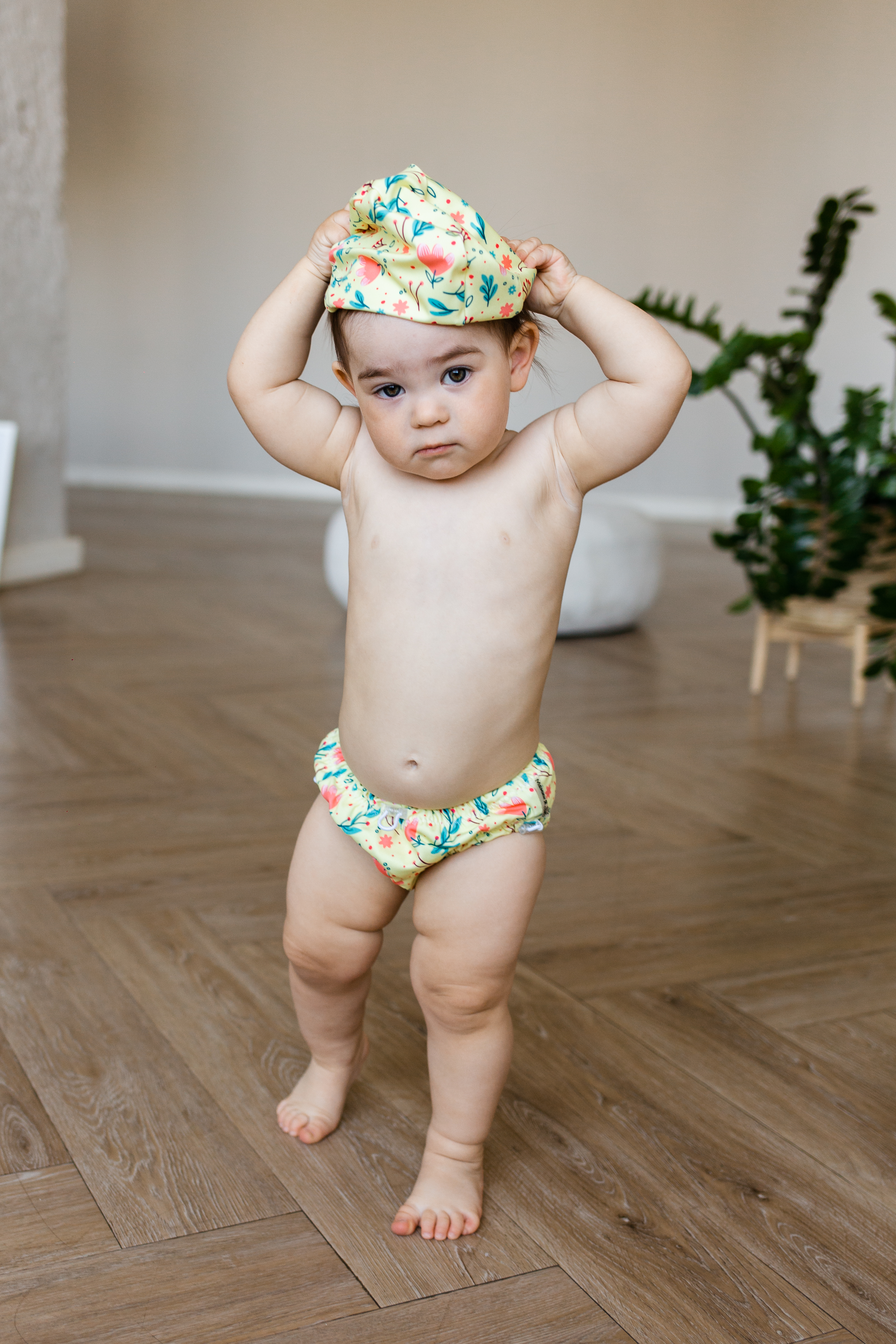 Шапочка для плавания Мамин Я Весенние цветы размер 3-6 лет - фото 5