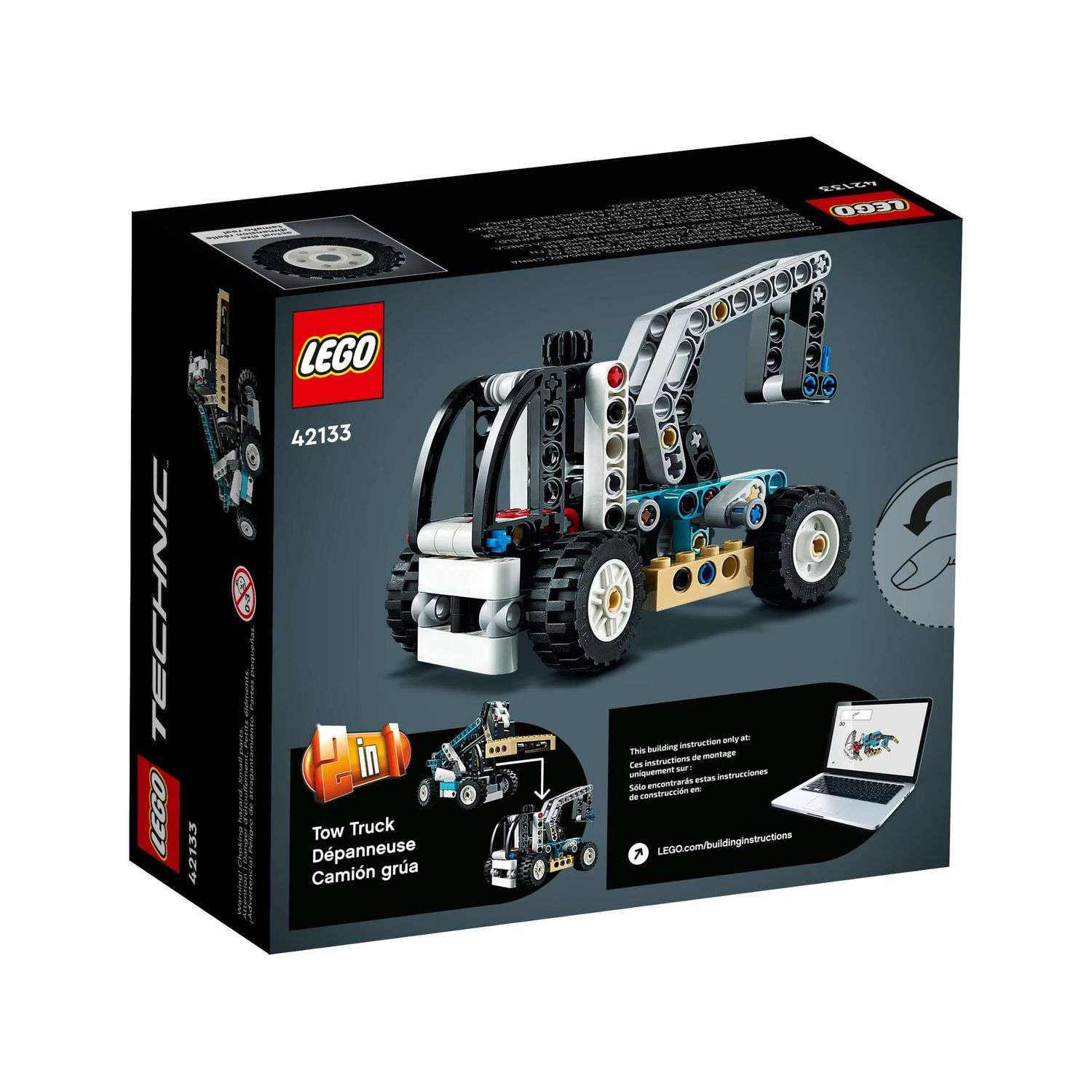 Конструктор LEGO Technic Телескопический погрузчик блочный - фото 7