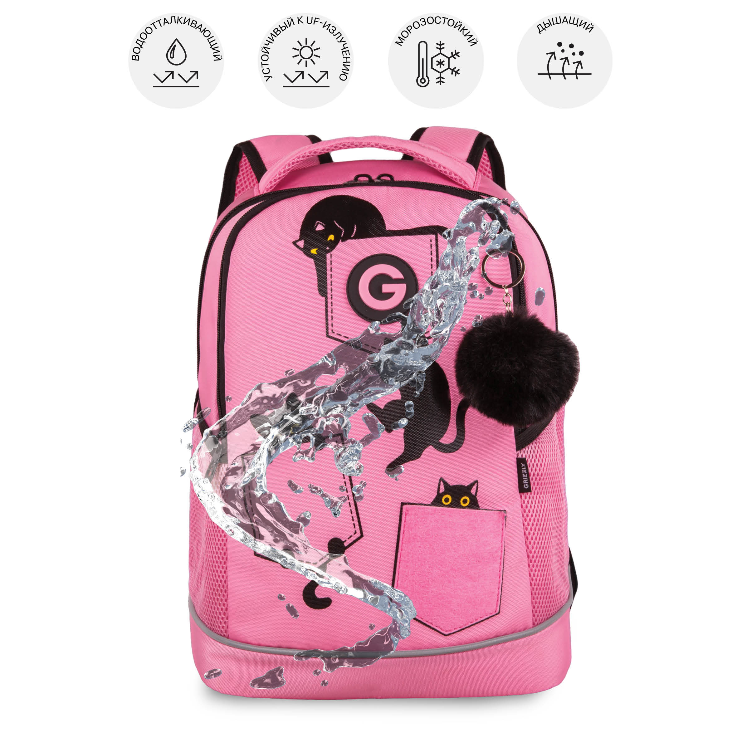 Рюкзак Grizzly для девочки - фото 10