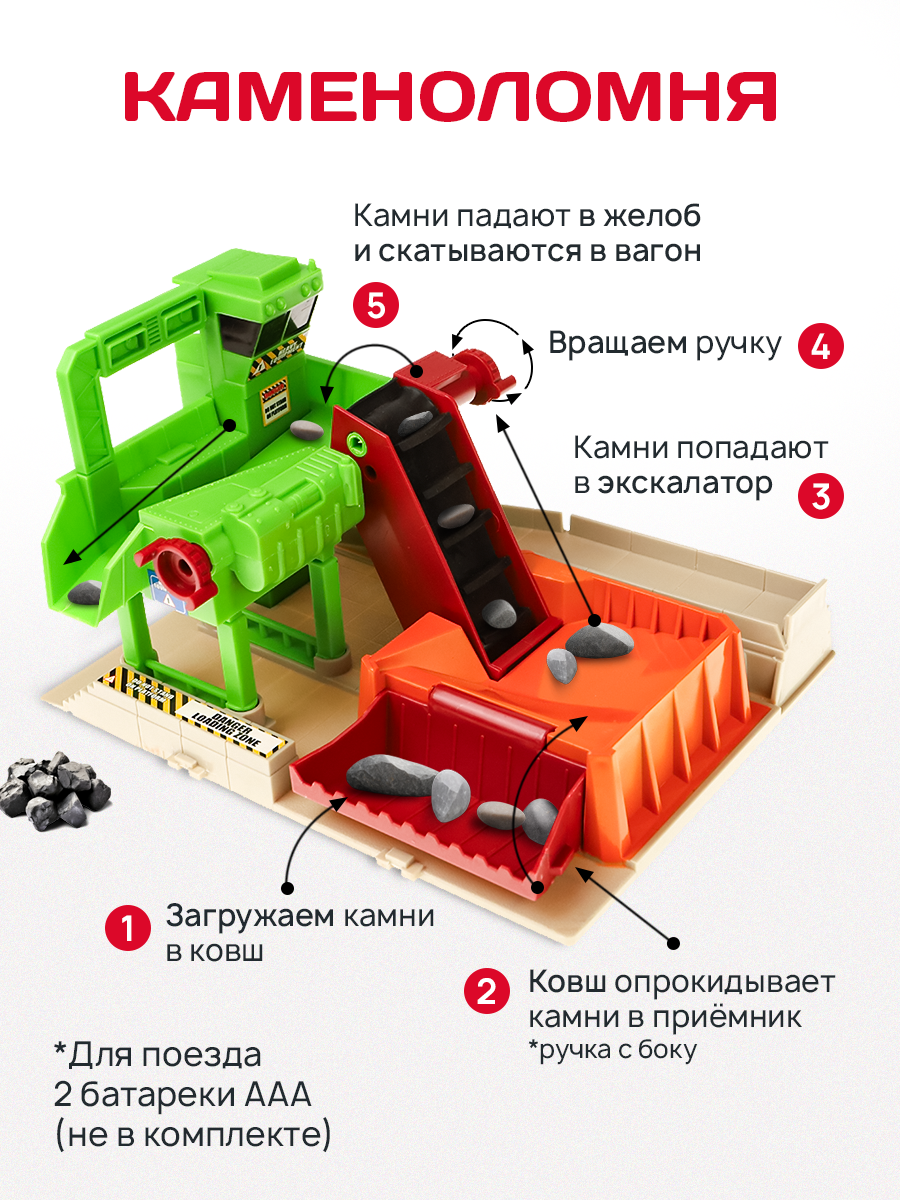 Набор железнодорожный Рыжий кот Y4176497 - фото 2