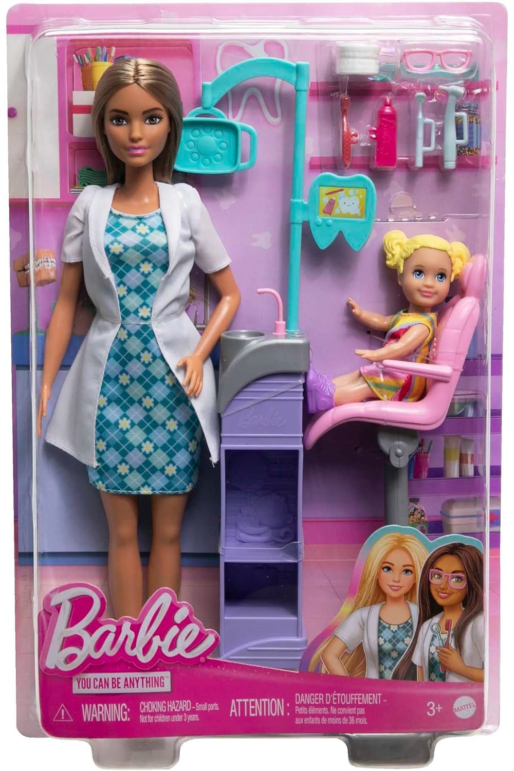 Кукла модельная Barbie Дантист HKT70 - фото 6