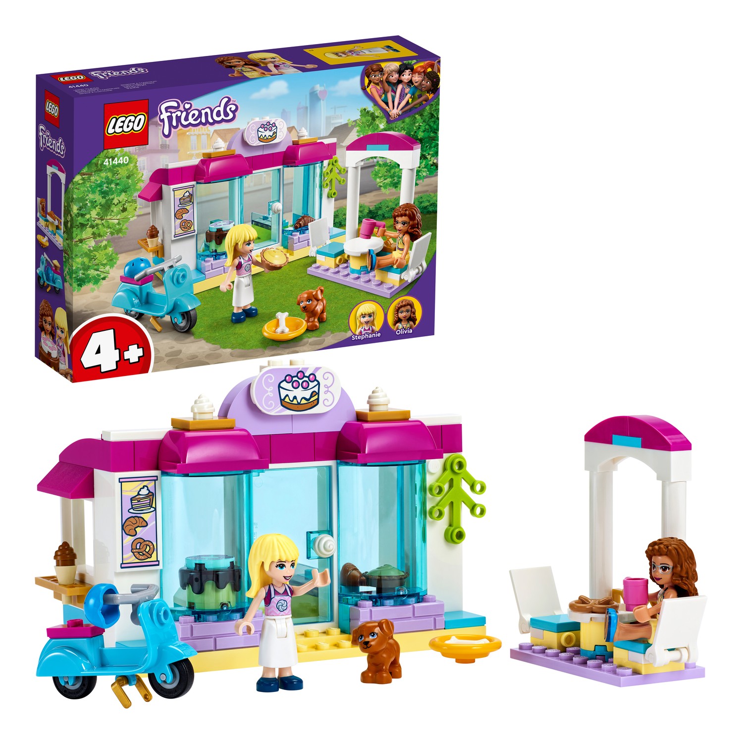 Конструктор LEGO Friends Пекарня Хартлейк-Сити 99 дет. - фото 1