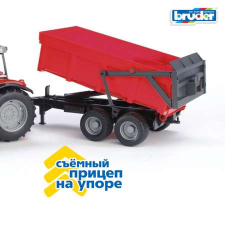 Трактор Bruder Massey Ferguson 7480 с прицепом-самосвалом 1:16