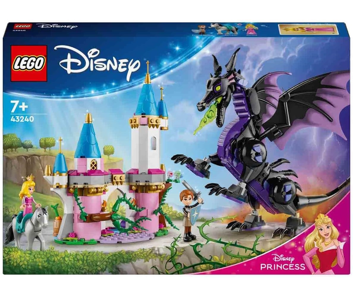 Конструктор LEGO Disney Princess Форма дракона Малефисенты блочный - фото 6