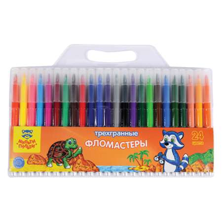 Фломастеры МуЛьти-ПуЛьти 24 цв.