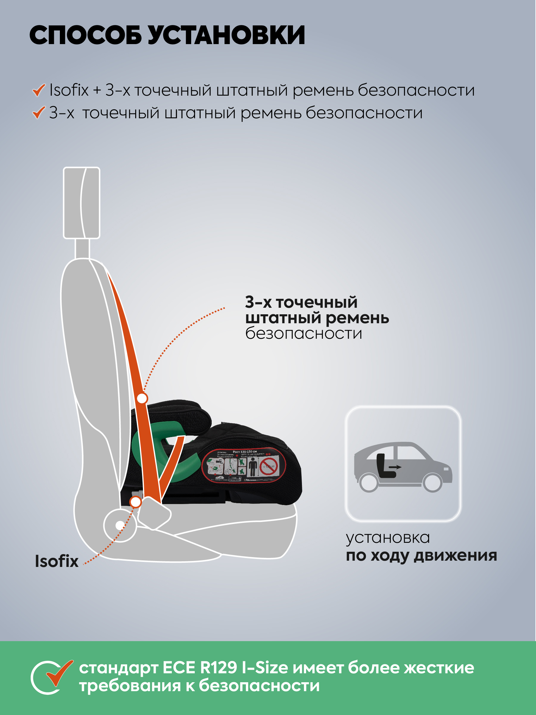 Автокресло Indigo QuickFix Isofix 3 (22-36 кг) черный - фото 4
