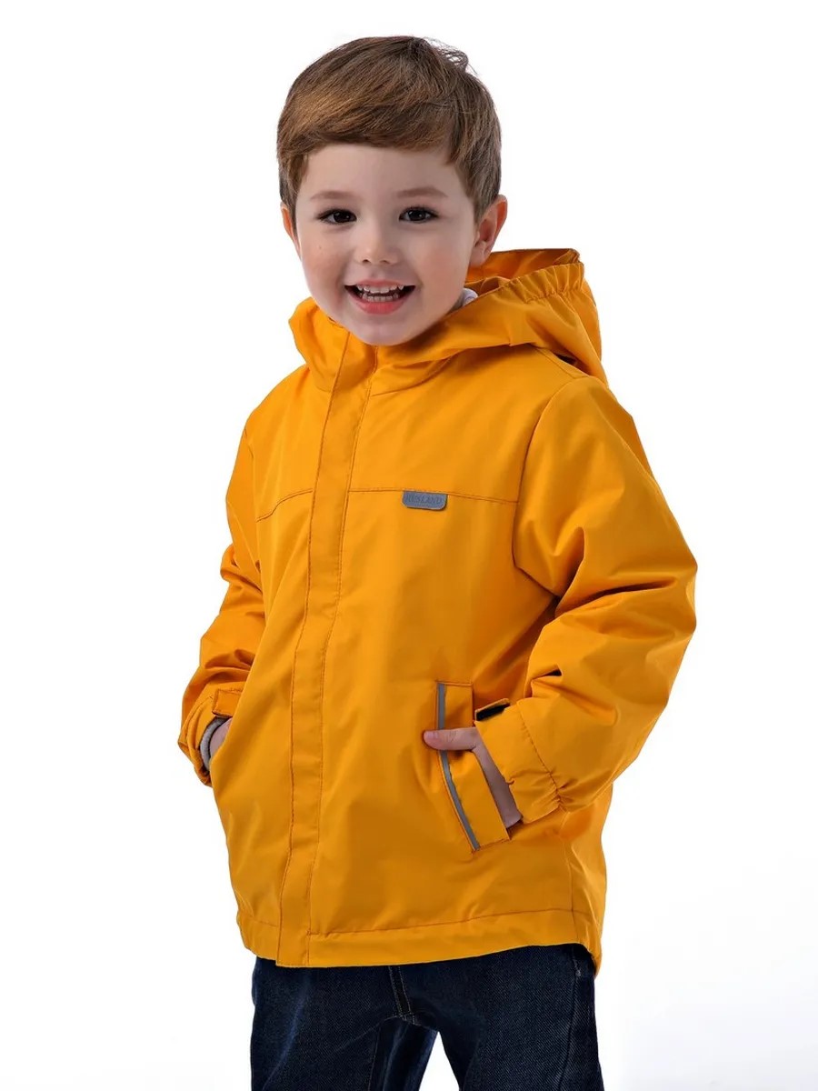 Ветровка Rusland 64-22однотон/горчичный - фото 1