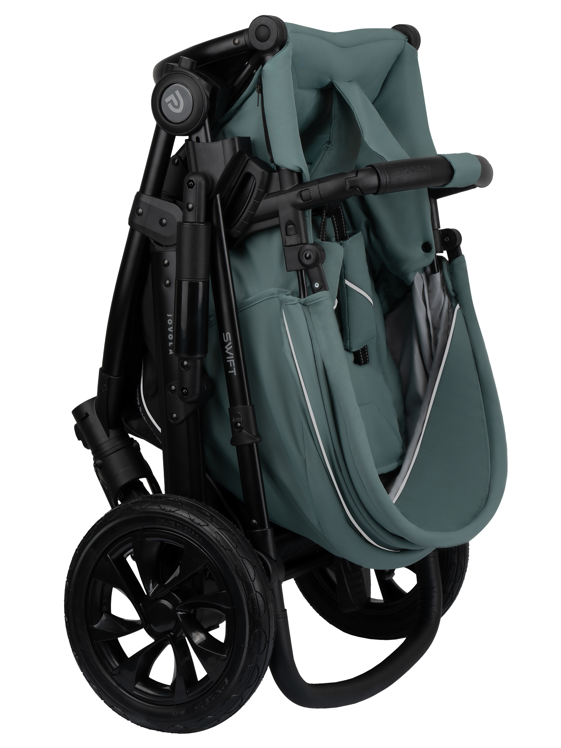 Коляска 3в1 JOVOLA Swift Plus зеленый - фото 25