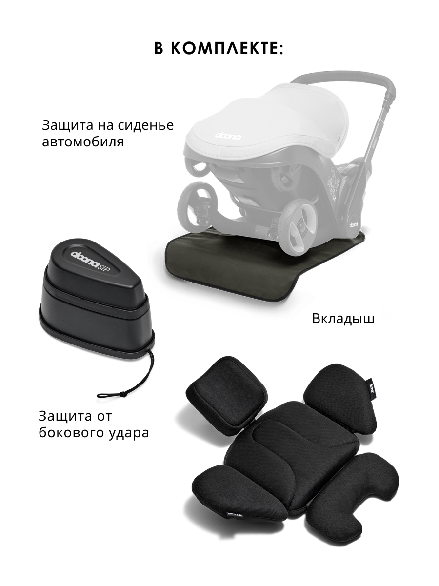 Автокресло Doona i, цвет: Blush Pink Isofix 0 (0 -13 кг) - фото 8