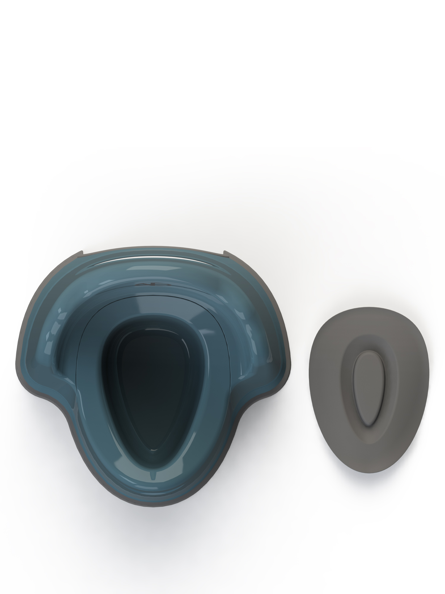 Горшок Amarobaby Ergonomic бирюзовый - фото 5