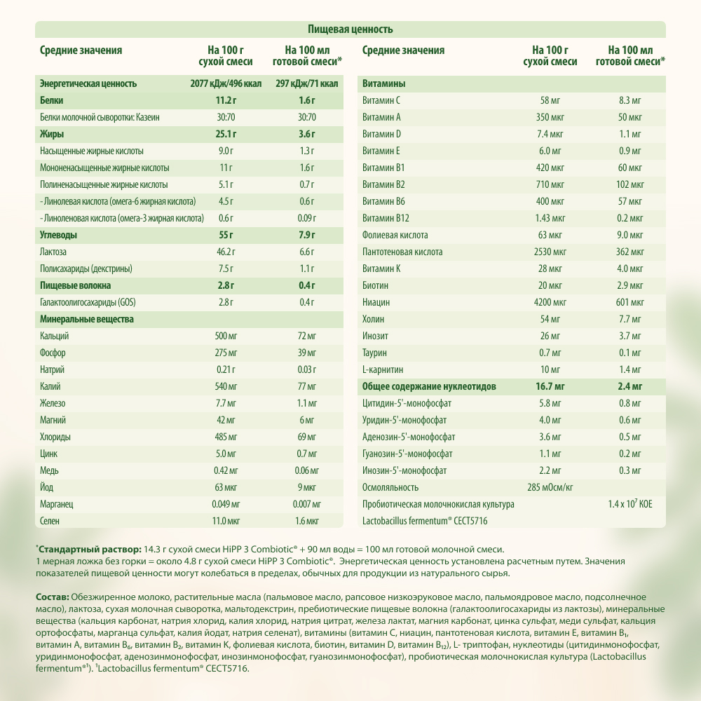 Смесь молочная Hipp 3 Combiotic 900г с 10месяцев - фото 12