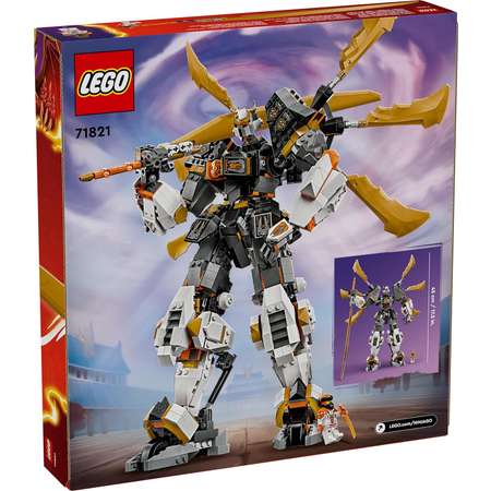Конструктор LEGO NINJAGO Робот-Титановый дракон Коула блочный