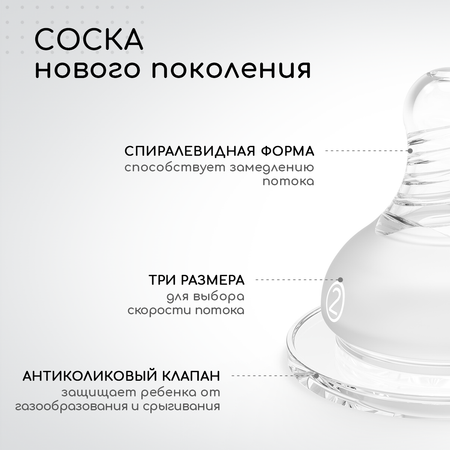 Бутылочка Miyoumi Anti-Colic 220 мл 1 шт.