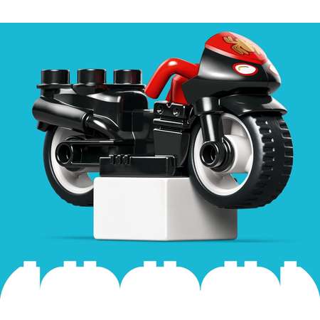 Конструктор LEGO DUPLO Мотоциклетное приключение блочный