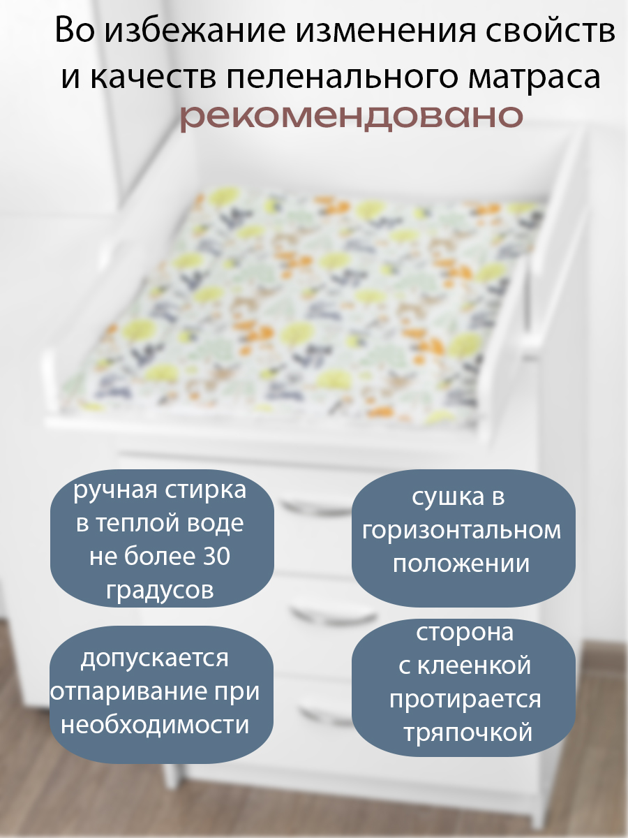 Матрас для пеленания БОНЯМ двухсторонний - фото 4